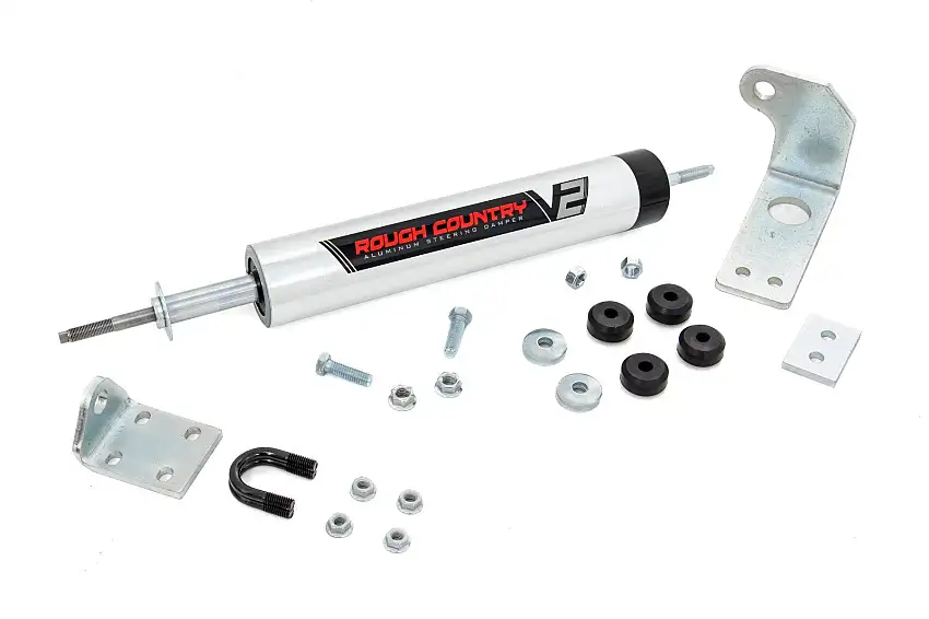 Rough Country V2 Steering Stabilizer 0-5 Inch Lift For 1997-2003 Ford F-150 4WD 8734370