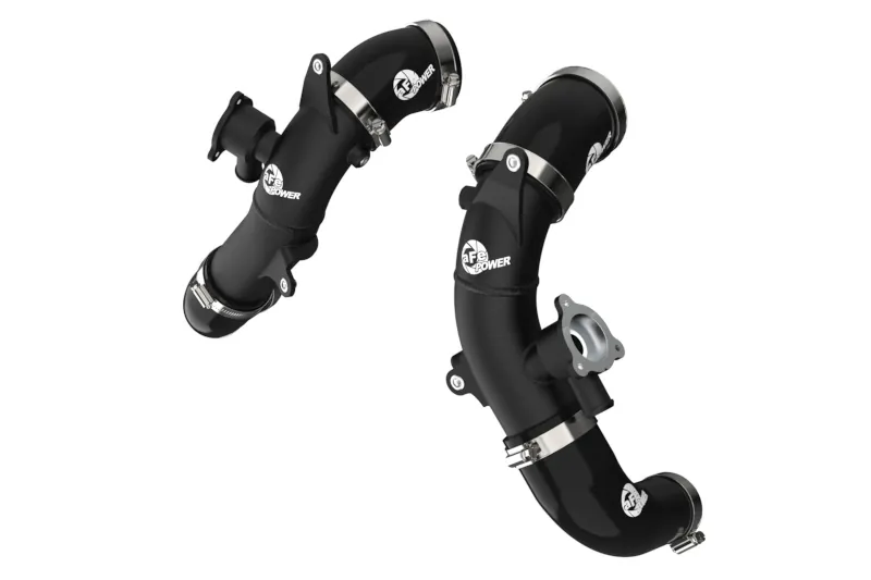 2022-2025 Toyota Tundra aFe BladeRunner 2.5 inch Aluminum Hot Side Charge Pipes | 46-20568-B