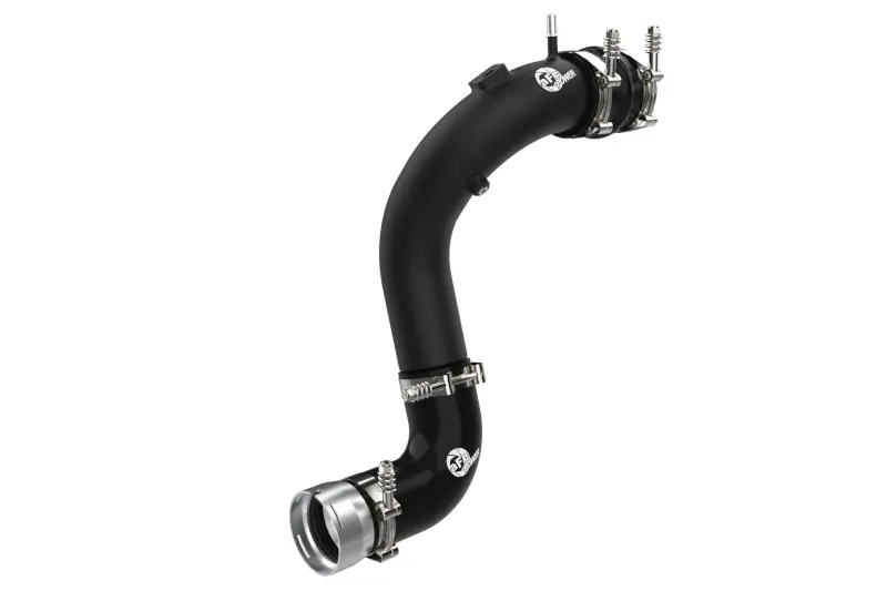 2021-2025 Ford Bronco 2.3L aFe Power BladeRunner Aluminum Cold Charge Pipe Kit in Black | 46-20579-B