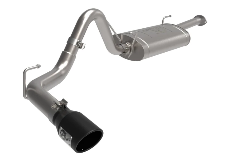 2016-2023 Toyota Tacoma aFe Apollo GT Series 3 inch 409 Stainless Steel Cat-Back Exhaust System (Black Tip) | Part# 49-46063-B