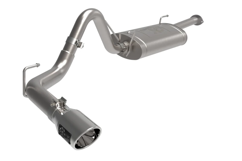 2016-2023 Toyota Tacoma aFe Apollo GT Series 3 inch 409 Stainless Steel Cat-Back Exhaust System (Polished Tip) | Part# 49-46063-P