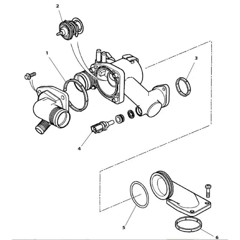 Thermostat Seal, Many 4.2 V-8 Applications