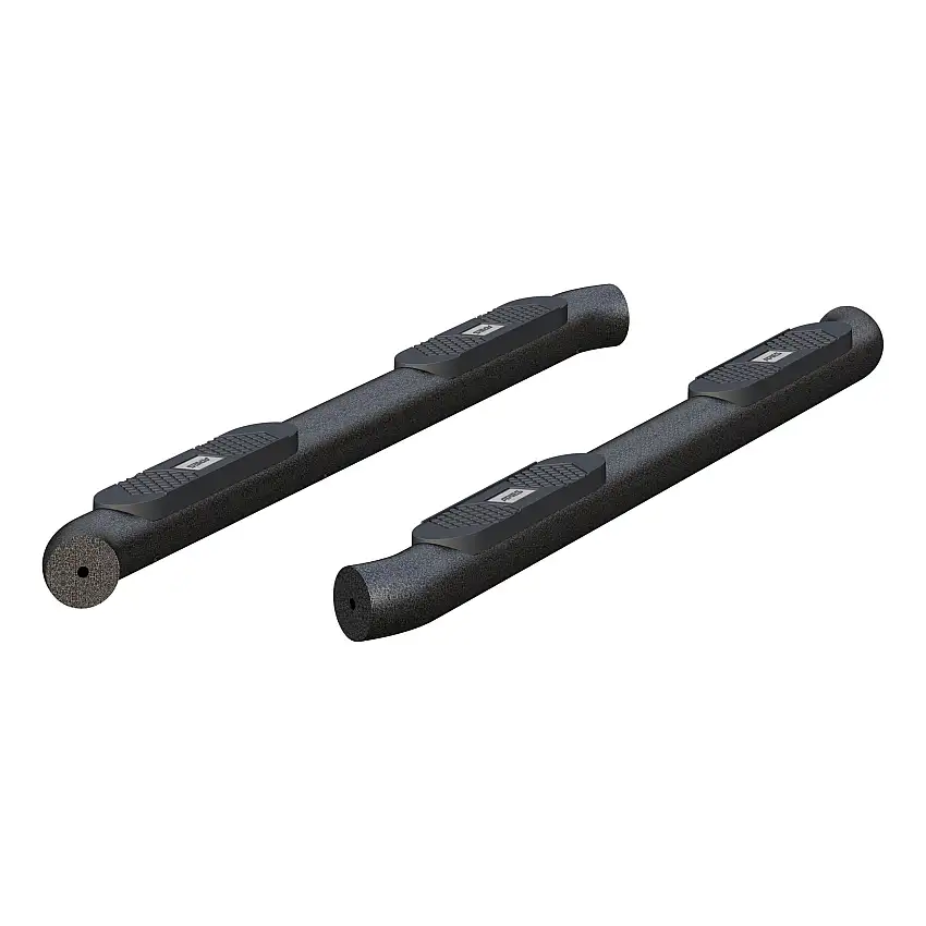 ARIES AL234051 Big Step 4-Inch Round Black Aluminum Nerf Bars, Select Chevrolet Colorado, GMC Canyon