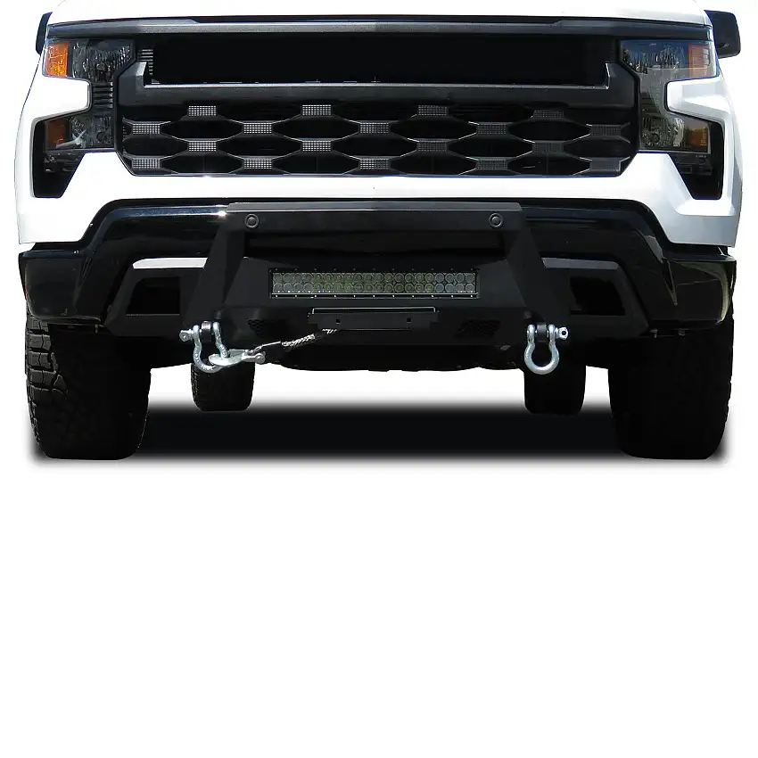 Black Horse Off Road AR3HD06-W12 Armour III Heavy Duty Front Winch Bumper Kit & Winch