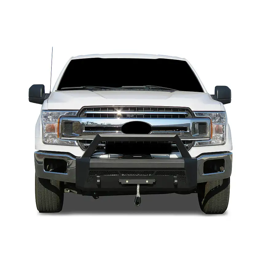 Black Horse Off Road AR3HD41NL-W12 Armour III Heavy Duty Front Winch Bumper With Winch