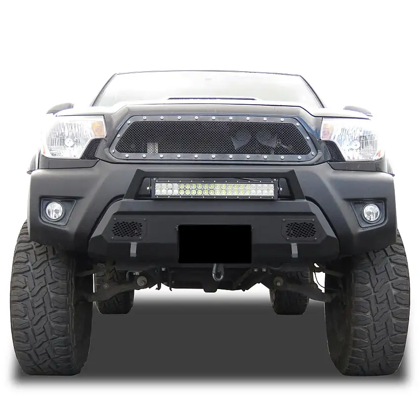 Black Horse Off Road AR3HD61-W12 Armour III Heavy Duty Front Winch Bumper Kit & Winch