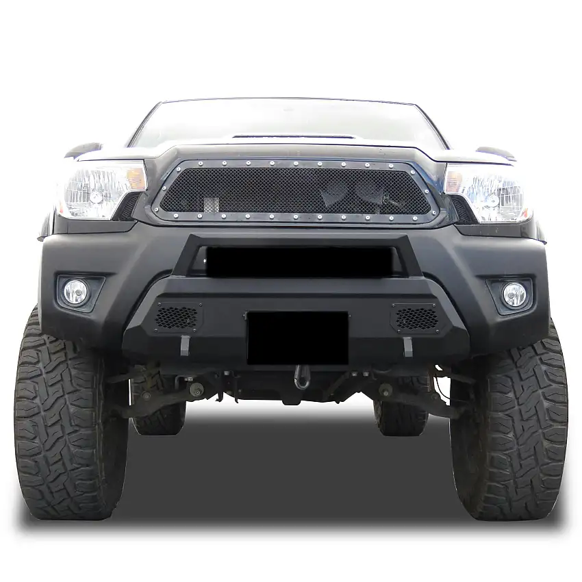 Black Horse Off Road AR3HD61NL-W12 Armour III Heavy Duty Front Winch Bumper With Winch