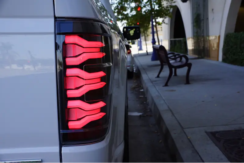 2021-2023 Ford F150 AlphaRex LUXX Black LED Taillights | 653020