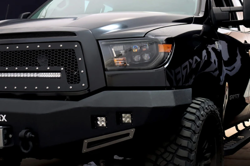2007-2013 Toyota Tundra AlphaRex G2 NOVA-Series LED Projector Headlights (Alpha-Black) | 880820