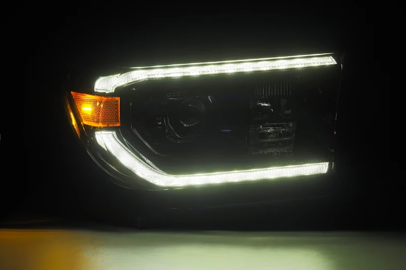 2007-2013 Toyota Tundra AlphaRex G2 PRO-Series Projector Headlights (Alpha-Black) | 880828