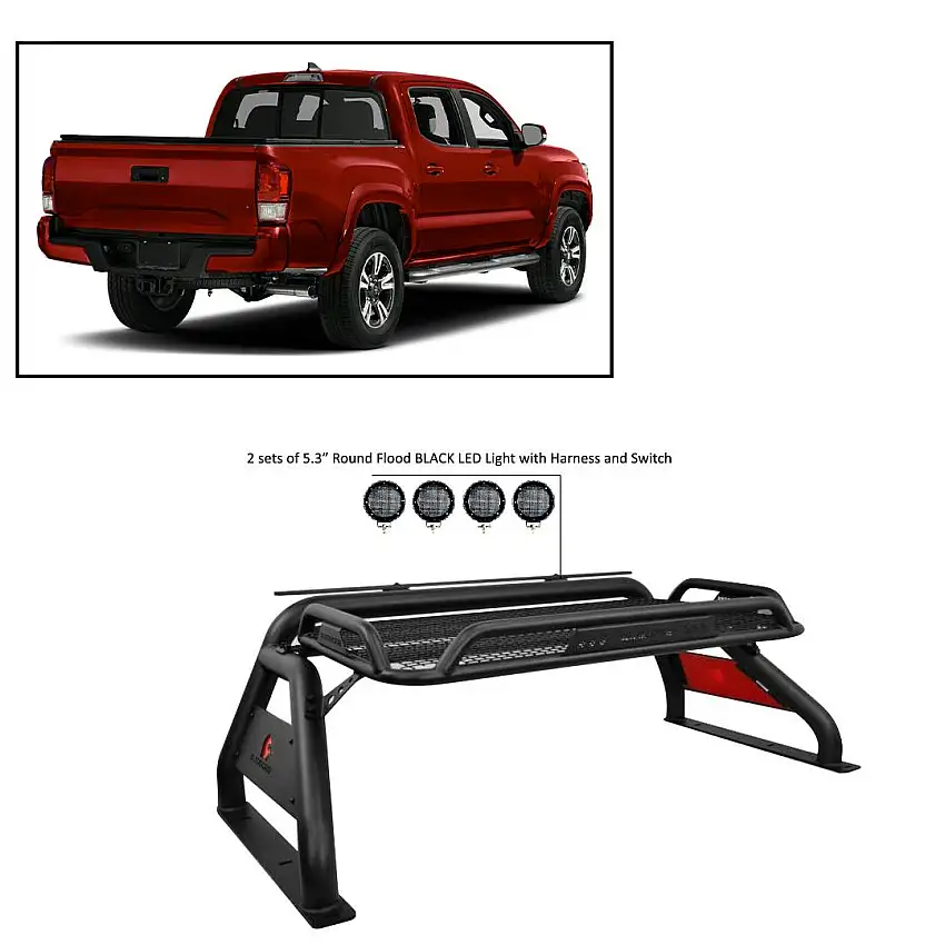 Black Horse Off Road ATRB-TOTAB-PLFB Atlas Roll Bar Kit