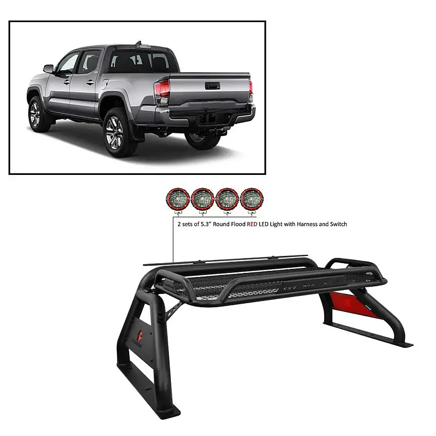 Black Horse Off Road ATRB-TOTAB-PLFR Atlas Roll Bar Kit