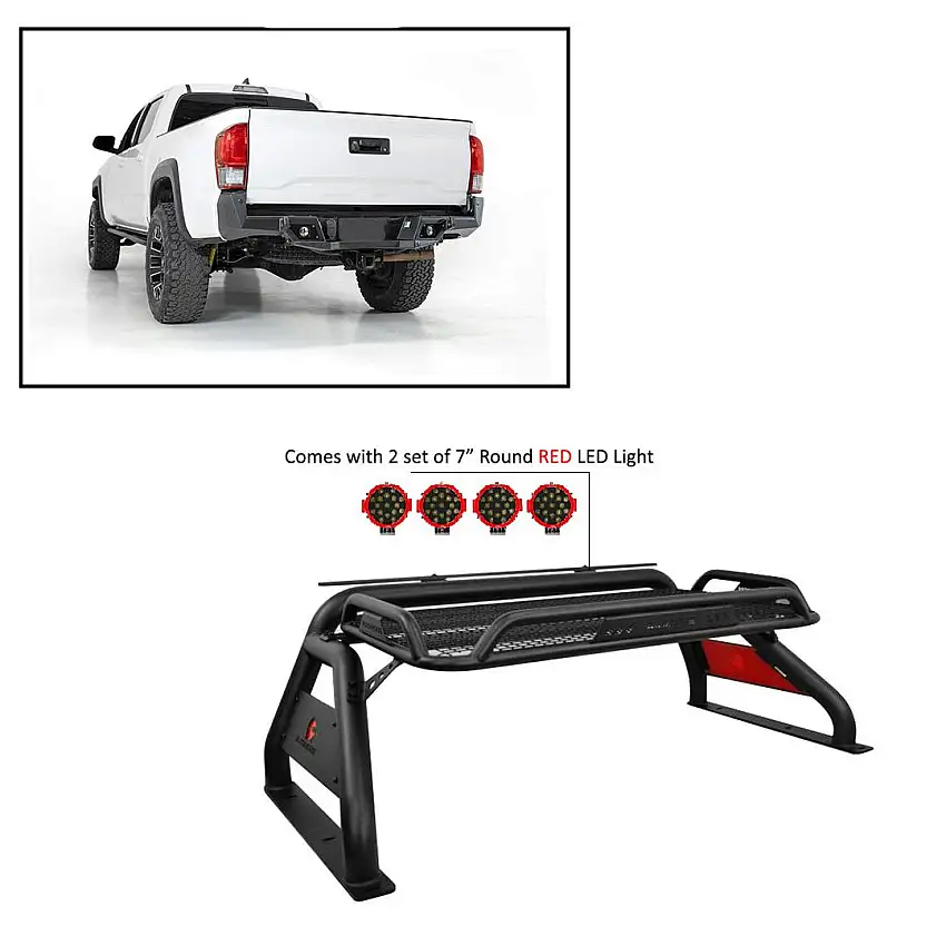Black Horse Off Road ATRB-TOTAB-PLR Atlas Roll Bar Kit