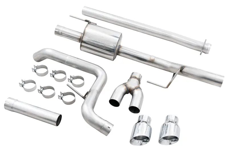 2021-2026 Ford F150 AWE Tuning 0FG Chrome Tip Single Exit Cat-Back | 3015-22067