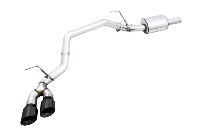 2009-2018 Ram 1500 5.7L AWE 0FG Single-Exit Dual Cat-Back Exhaust (Black Tip) | 3015-33309