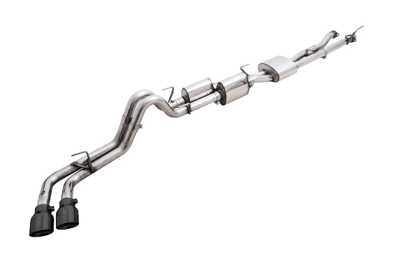 2016-2023 Toyota Tacoma AWE 0FG Dual-Exit Exhaust System (Diamond Black Tip) | Part# 2016-2023-33826