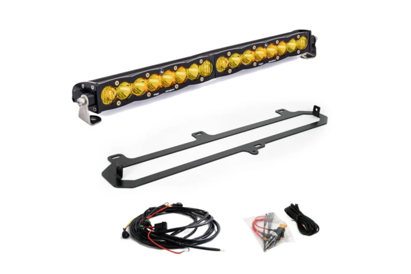 2022-2025 Toyota Tundra Baja Designs S8 20 inch TRD Pro Grille Conversion Light Kit (Amber) | 448079