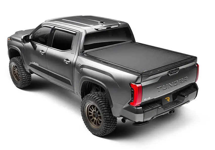 BAK Revolver Roll-Up Hard Cover X4ts 07-21 Tundra 5'6" w/ Deck Rail Sys w/o Trail Special Edtn Strg Bxs 80409TRK
