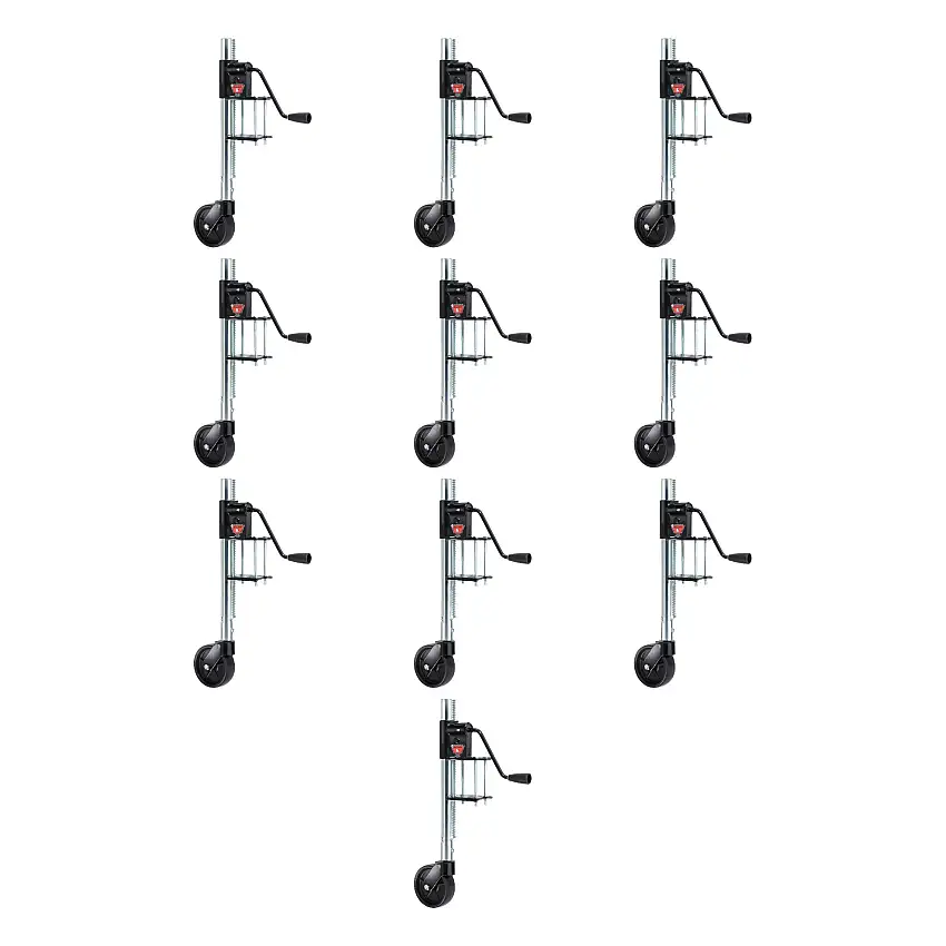 BULLDOG (10-Pack) Rack/Gear Jack, 750 lbs. Lift Capacity, 16 Inch Travel