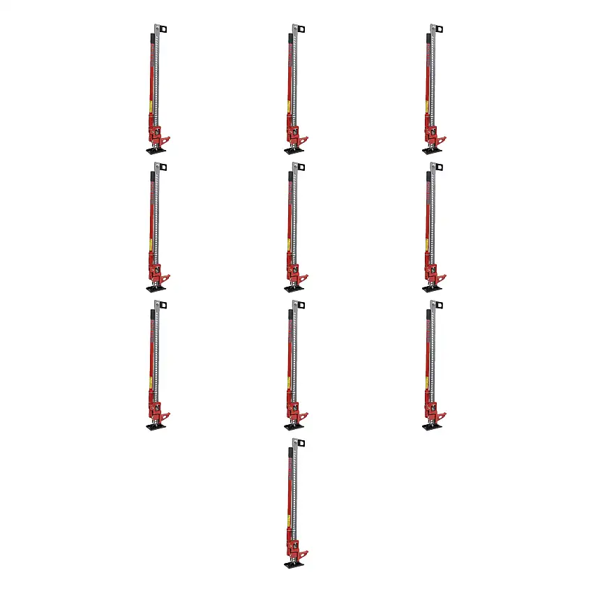BULLDOG (10-Pack) Farm Jack, 8,000 lbs. Lift Capacity, 42 Inch Travel, 48 Tall