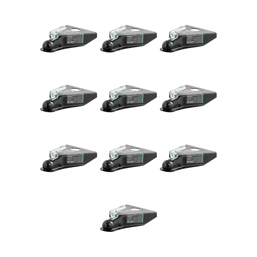 CURT (10-Pack) 2" A-Frame Coupler with Posi-Lock (5,000 lbs, Black)