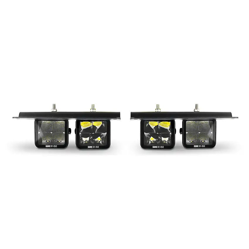 Mishimoto BNLT-BR-21M-FG4U Bumper Fog Lights, fits Ford Bronco 2021+ w/Modular Bumper and Upfitter