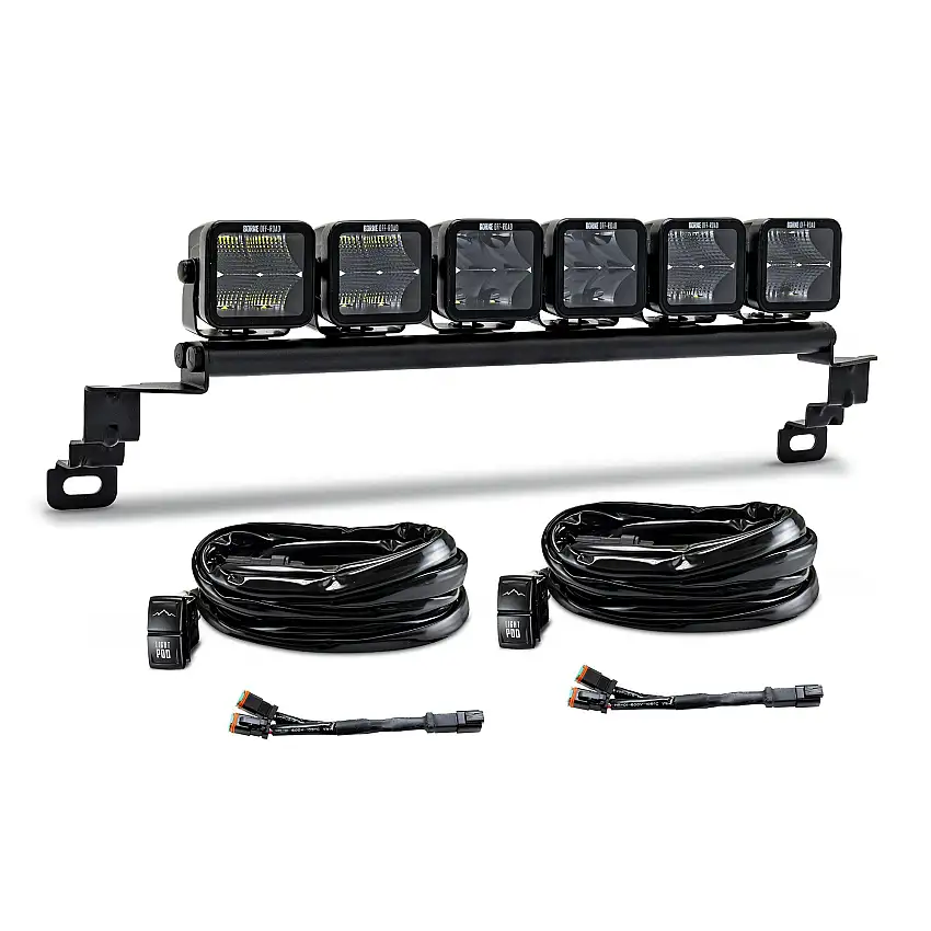 Mishimoto BNLT-BR-21S-B6 Bumper Pod Lights (6), fits Ford Bronco 2021+ w/Standard Bumper