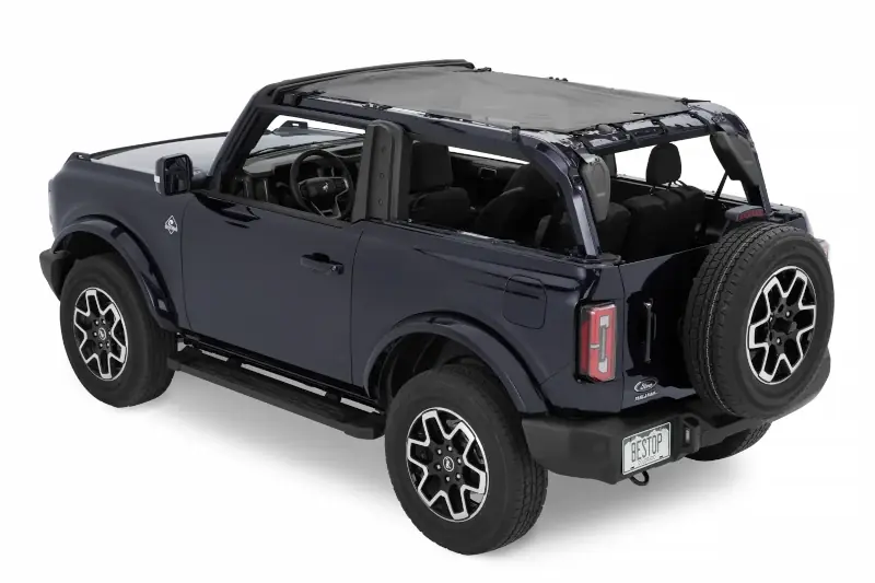 2021-2025 Ford Bronco 2-Door Bestop Mesh Safari Access Bimini Sunshade 52422-11