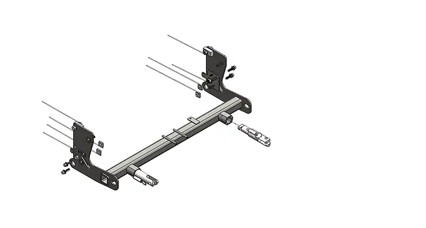 Blue OX BX1145 Tow Bar Base Plate