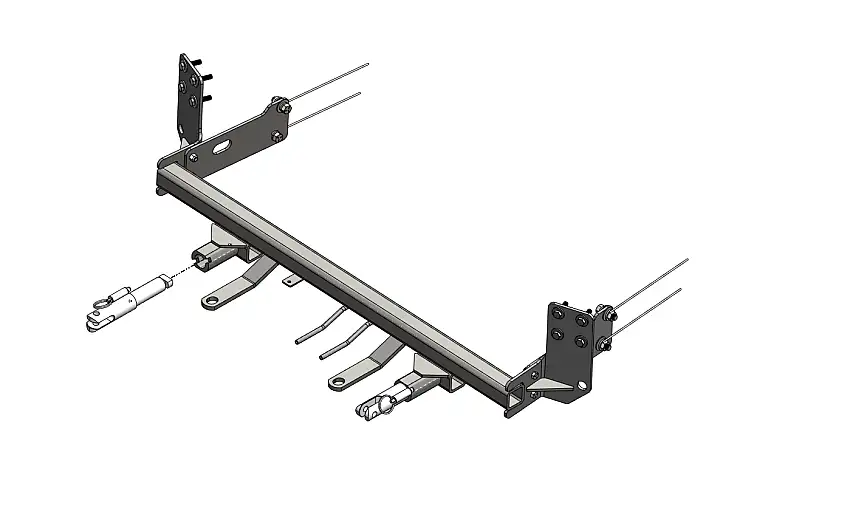 Blue OX BX1744 Tow Bar Base Plate