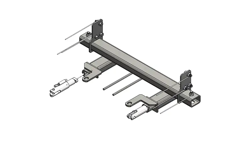 Blue OX BX1748 Tow Bar Base Plate