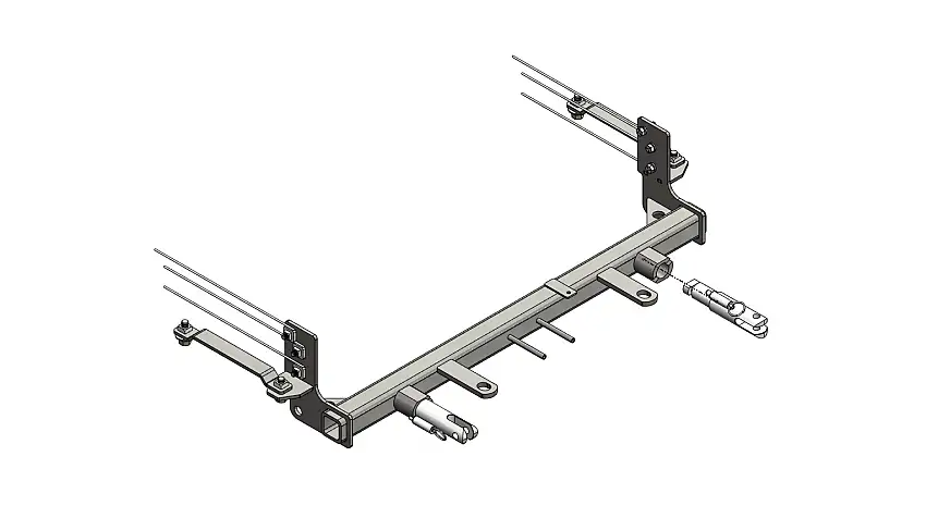 Blue OX BX2344 Tow Bar Base Plate