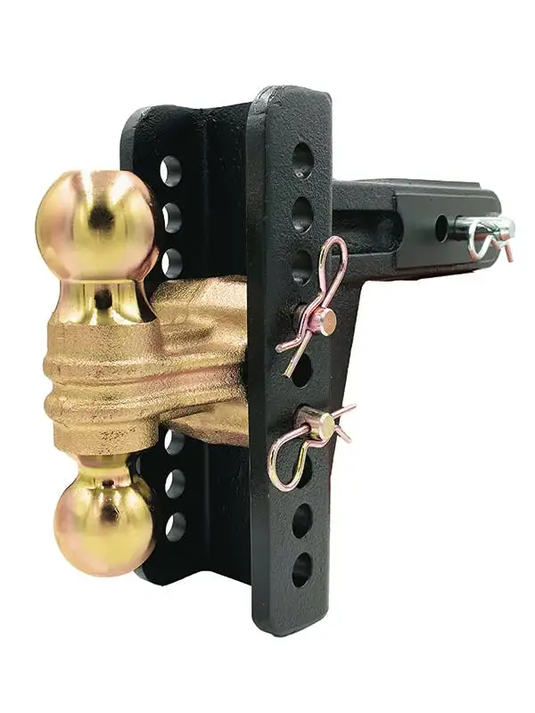 Blue OX BXH20261 ADJ. BALL MOUNT,2-1/2" RCVR,6" DROP/RISE,2" & 2-5/16" BALL,20K