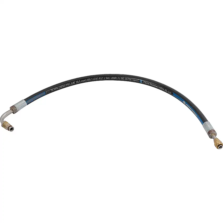 High Pressure Hose, Pump To Steering Box, Later, No Banjo