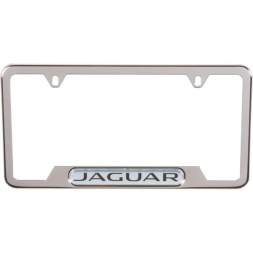 Jaguar Stainless Steel License Plate Frame