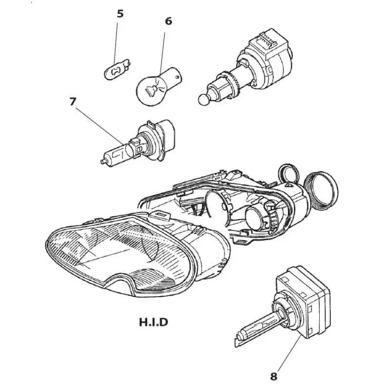 Headlamp Burner, 35w