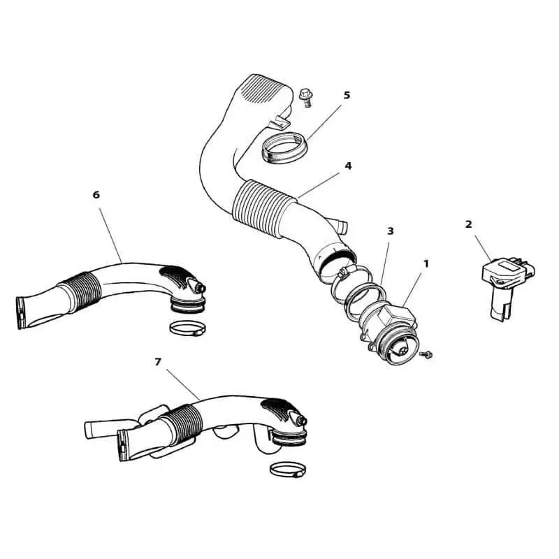 Air Pipe, XK8, Supercharged, 2003-On