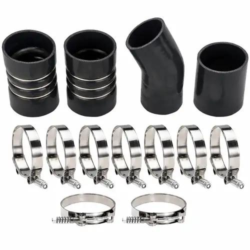 SWAG PERFORMANCE 6.0L CHARGE AIR COOLER BOOT & CLAMP KIT - BLACK