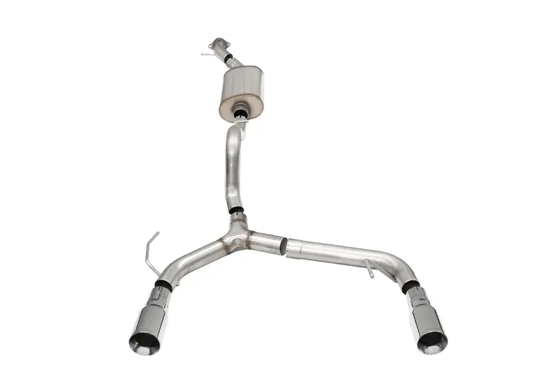 2021-2025 Ford Bronco 2-Door 2.3L Corsa 2.75 inch Sport Dual Cat-Back with Polished Finish | 21204