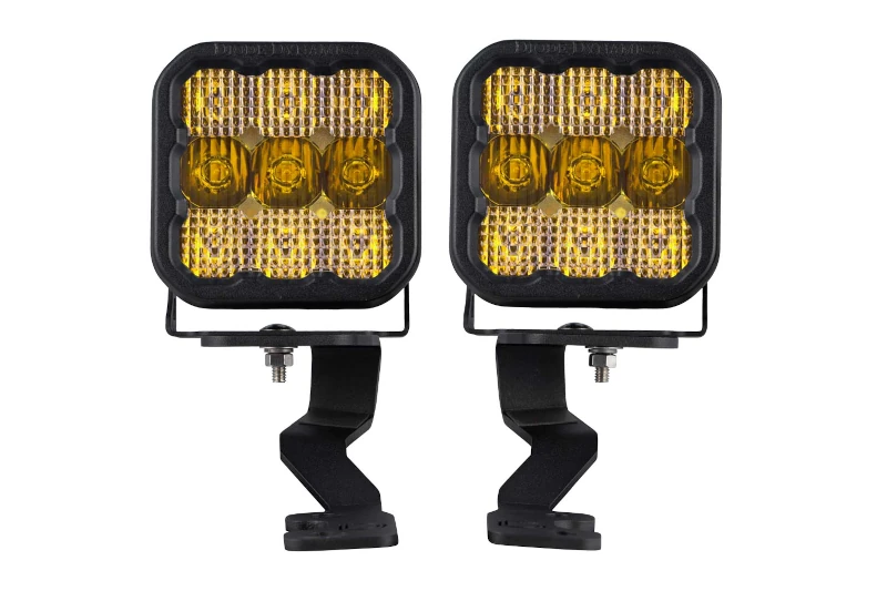 2022-2025 Toyota Tundra Diode Dynamics SS5 Sport Yellow Combo Ditch Light Kit | DD7398