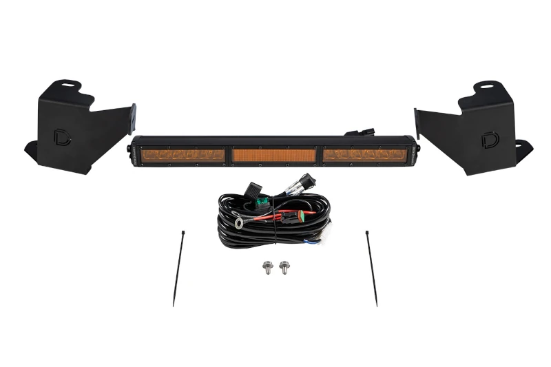 2022-2025 Toyota Tundra Diode Dynamics Amber Combo Stealth Bumper Light Bar | DD7413