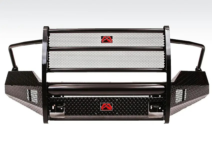 Fab Fours DR09-K2460-1 Black Steel Front Ranch Bumper