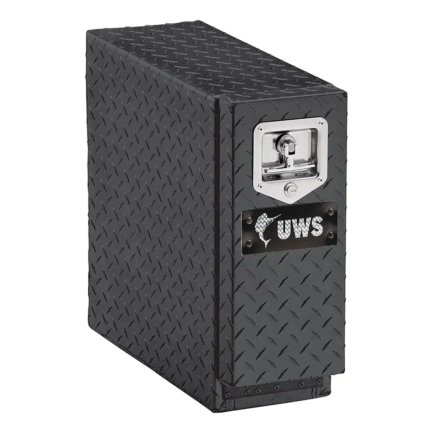 UWS Gloss Black Aluminum 22" Drawer Truck Tool Box DS-22-BLK