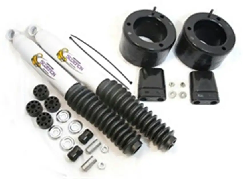 Daystar KC09137BK 2" Leveling Kit & 2 Front Scorpion Shocks