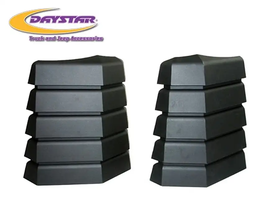 Daystar KJ71042BK Hood Vents Black Pair
