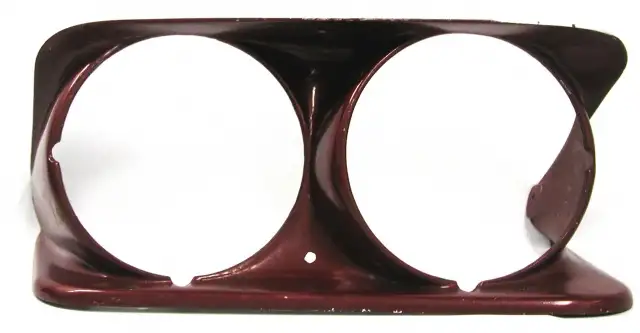 BEZEL-HEADLAMP-DIE CAST-WITH PROVISION FOR HEADLAMP WASHERS-USED-LEFT-69-71 (#E13133)