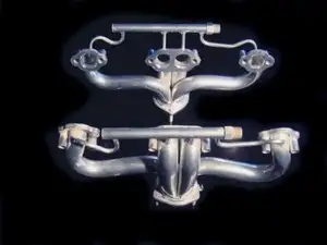 HEADER SET-EXHAUST-MANIFOLD-MODIFIED-CERAMIC COATED-LIGHT PORTING-PAIR-86L-88 (#E13490)