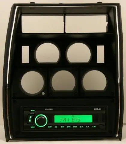 RADIO AND PLASTIC BEZEL-MILENNIA-WITH USB & AUX PORT-NO CD PLAYER-78-80 (#E13525)