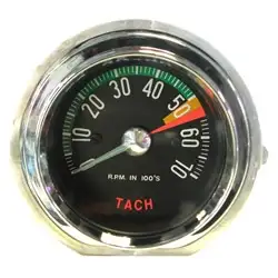 TACHOMETER-ASSEMBLY-GENERATOR DRIVE-5500 RPM RED LINE-60E (#E13621)