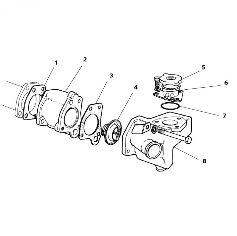 FILLER NECK, with flat cap